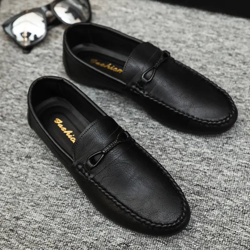 Mocassins Hommes "RelaxDrive" – Élégance Décontractée & Confort Estival