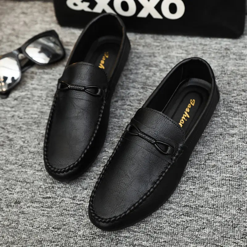 Mocassins Hommes "RelaxDrive" – Élégance Décontractée & Confort Estival