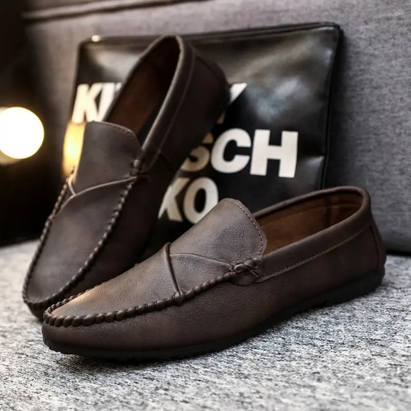 Mocassins Souples Homme – Toutes Saisons, Antidérapants & Respirants