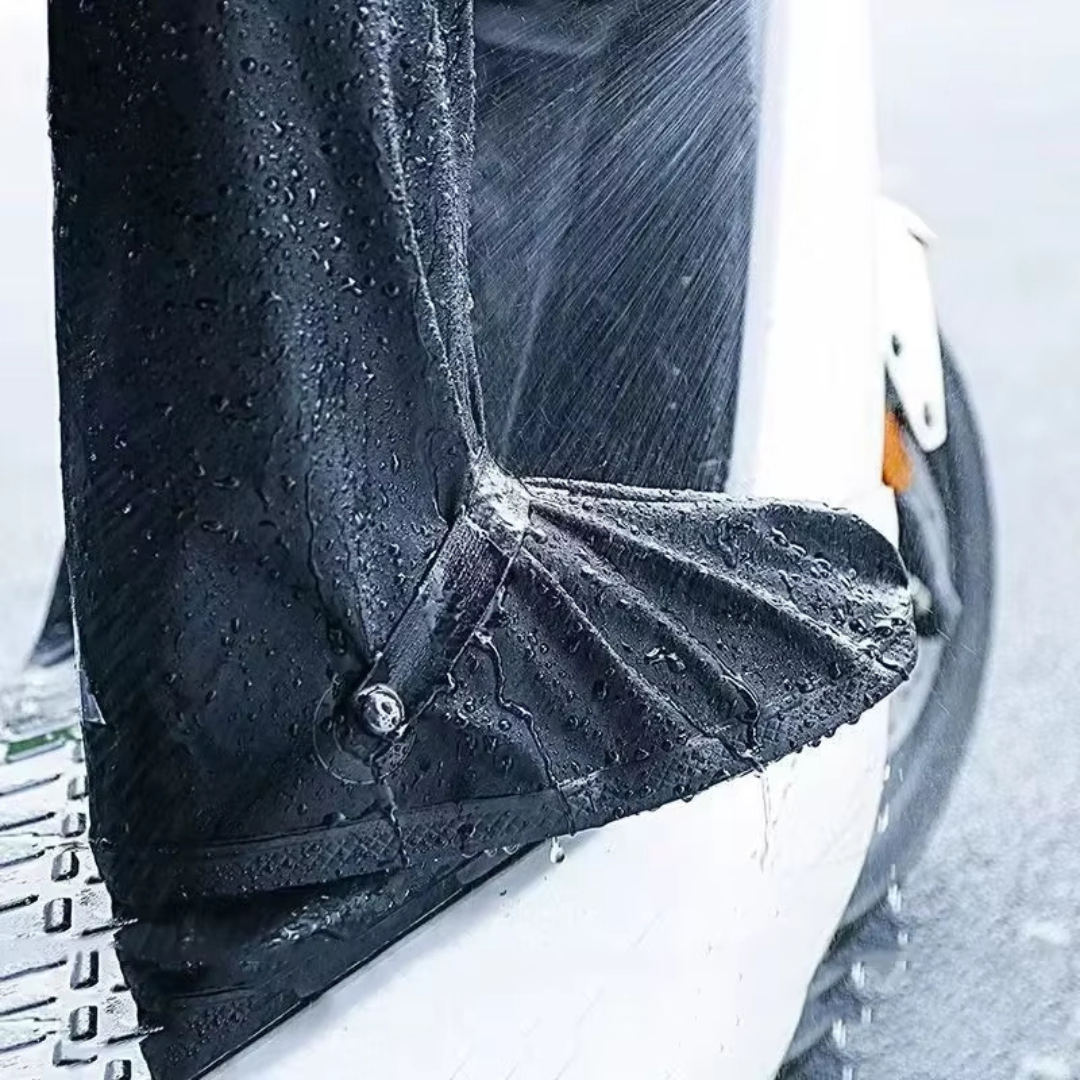 Bottes Couvre-Chaussures Imperméables — Protection Pluie Haute 40 cm, Antidérapantes, pour Moto et Marche