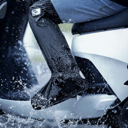 Bottes Couvre-Chaussures Imperméables — Protection Pluie Haute 40 cm, Antidérapantes, pour Moto et Marche
